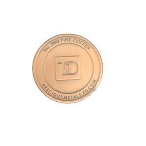 1oz .999 Fine Copper Coin Collectable Coin 2024 Precious Metals TdMint